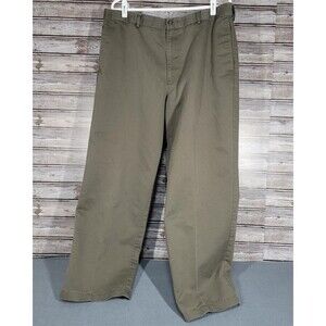 Mens Dockers Premium - Olive Green Pants Flat Front Size 38x30